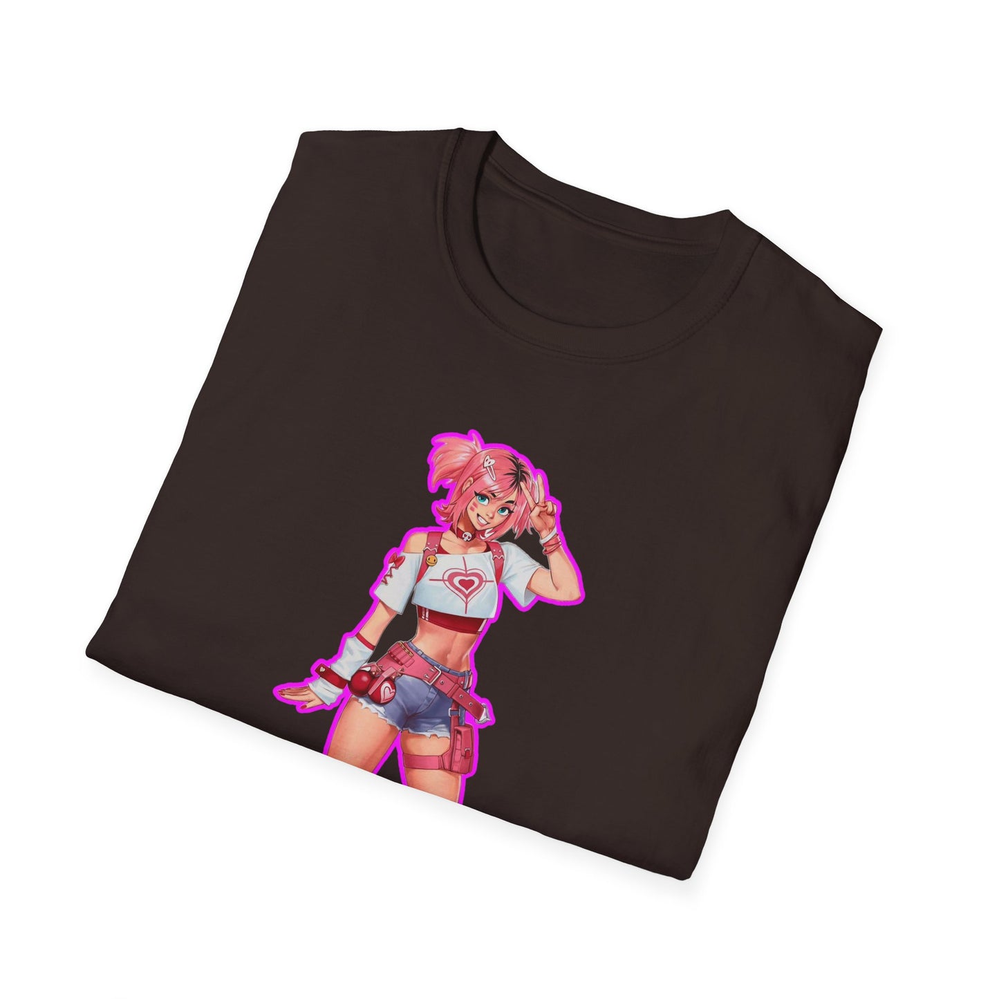 Vibrant Graphic spooky season fortnite 2Tee, Unisex Softstyle T-Shirt, Trendy Casual Wear, Perfect for Parties, Gift for Anime Lovers, Unique Statement Shirt