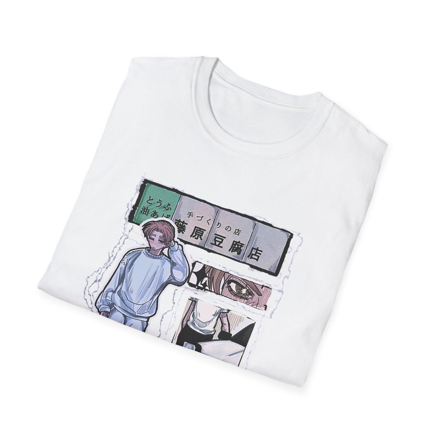 Whimsical Artistic initial D 10 Unisex Softstyle T-Shirt, Casual Wear, Graphic Tee, Creative Gift, Everyday Fashion, Unique Art Top