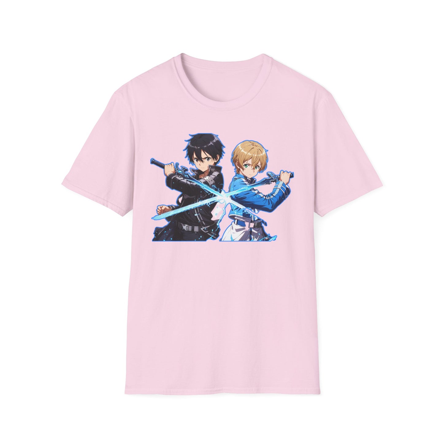 Anime-Inspired sao 10 Unisex Softstyle T-Shirt, Casual Wear, Gift for Otaku, Birthday Present, Soft Graphic Tee