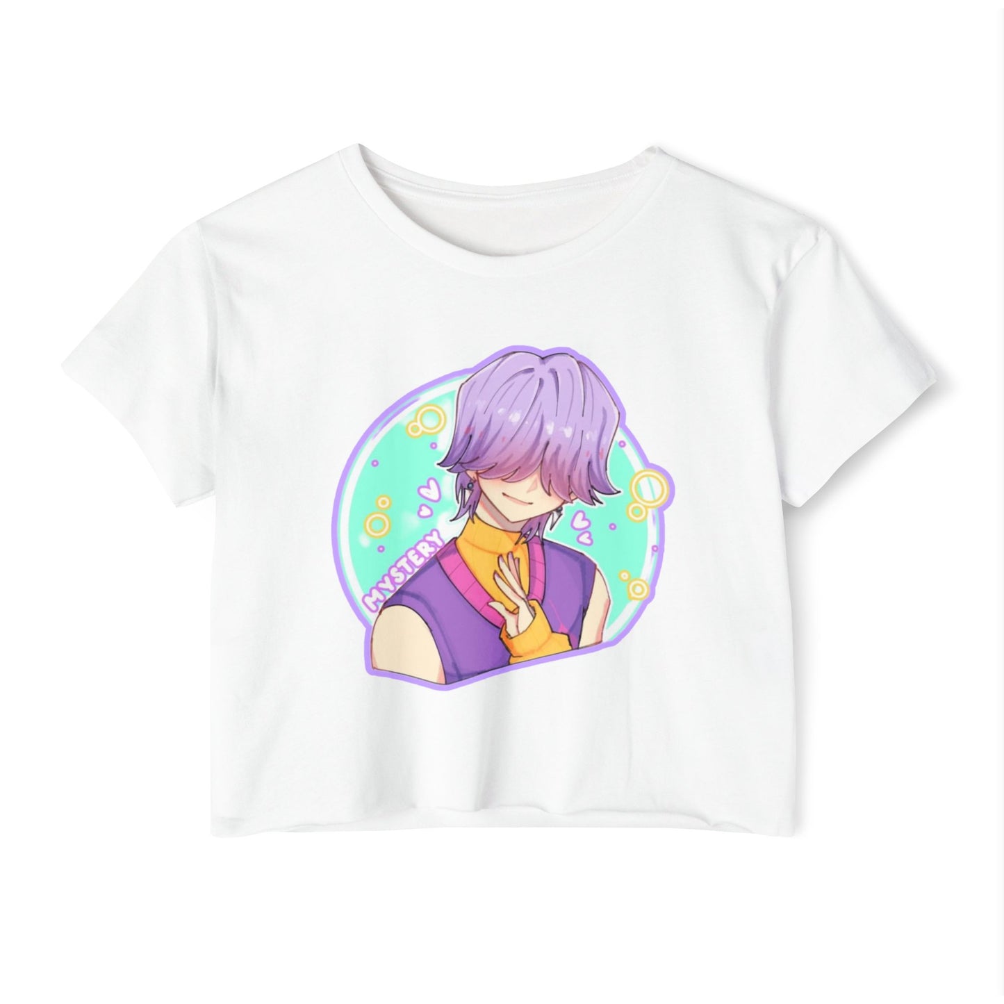 Vibrant Women's kpop boys 1 Festival Crop Top with Playful Design, Cute Summer Tee, Bohemian Shirt, Artsy Gift for Her, Perfect for Music Festivals