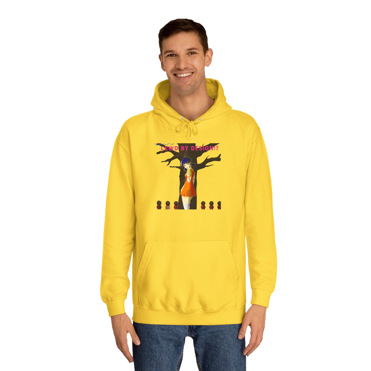 Trendy Anime College Hoodie, Cozy Unisex Sweatshirt, Perfect Gift for Students, Casual Streetwear, Unique Graphic Pullover