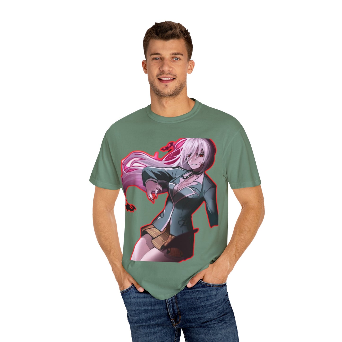 Anime-Themed T-Shirt Featuring Bold Artwork