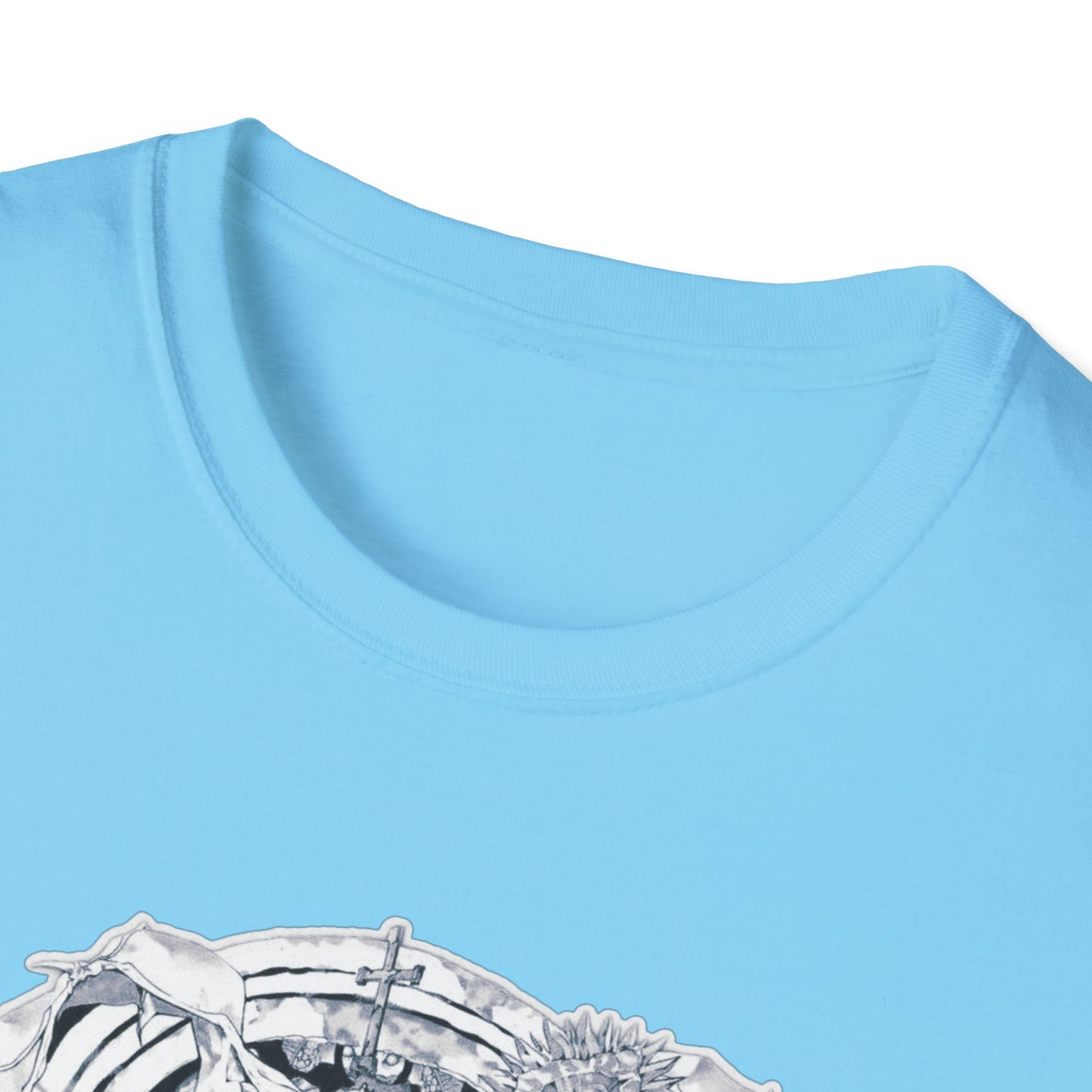 Unisex Graphic T-Shirt dn style - Gothic Art Design, Casual Wear, Men’s and Women’s Gifts, Street Style, Music Festival Attire