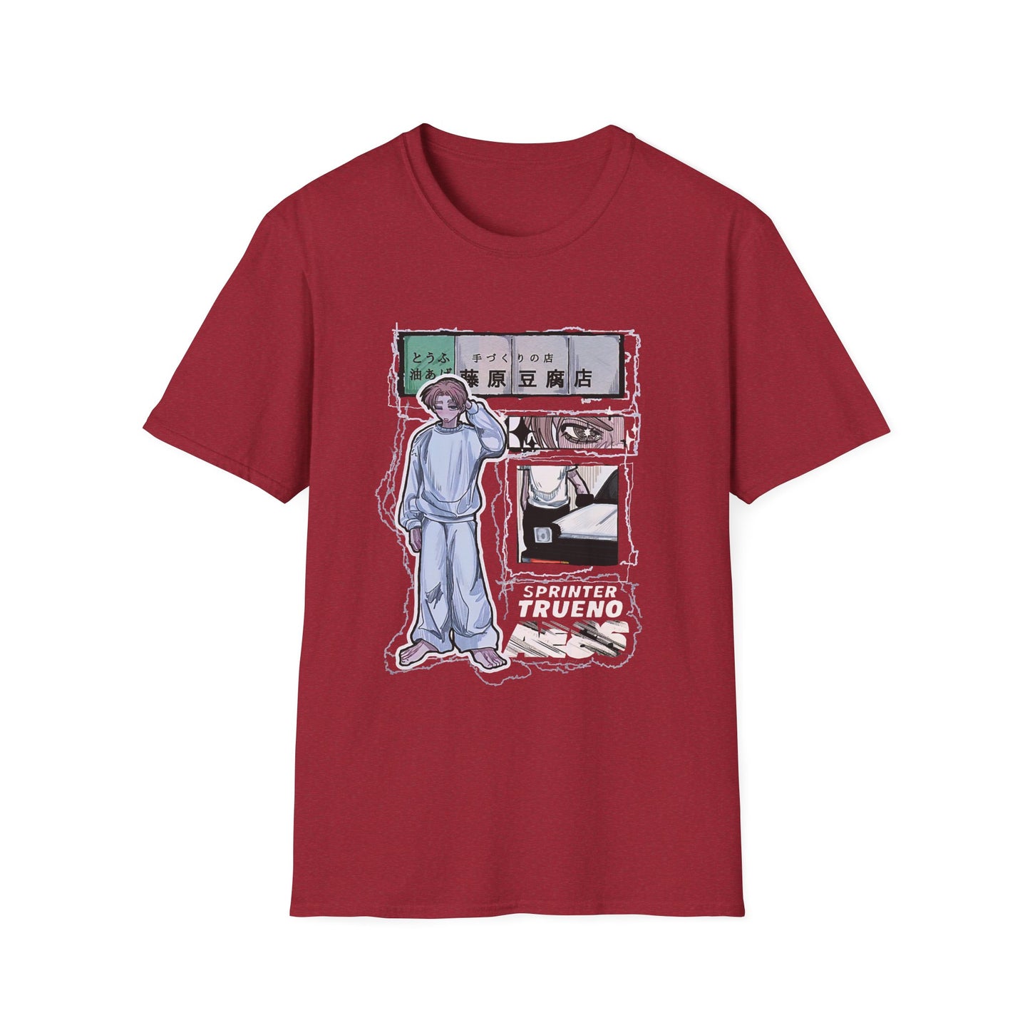 Whimsical Artistic initial D 10 Unisex Softstyle T-Shirt, Casual Wear, Graphic Tee, Creative Gift, Everyday Fashion, Unique Art Top