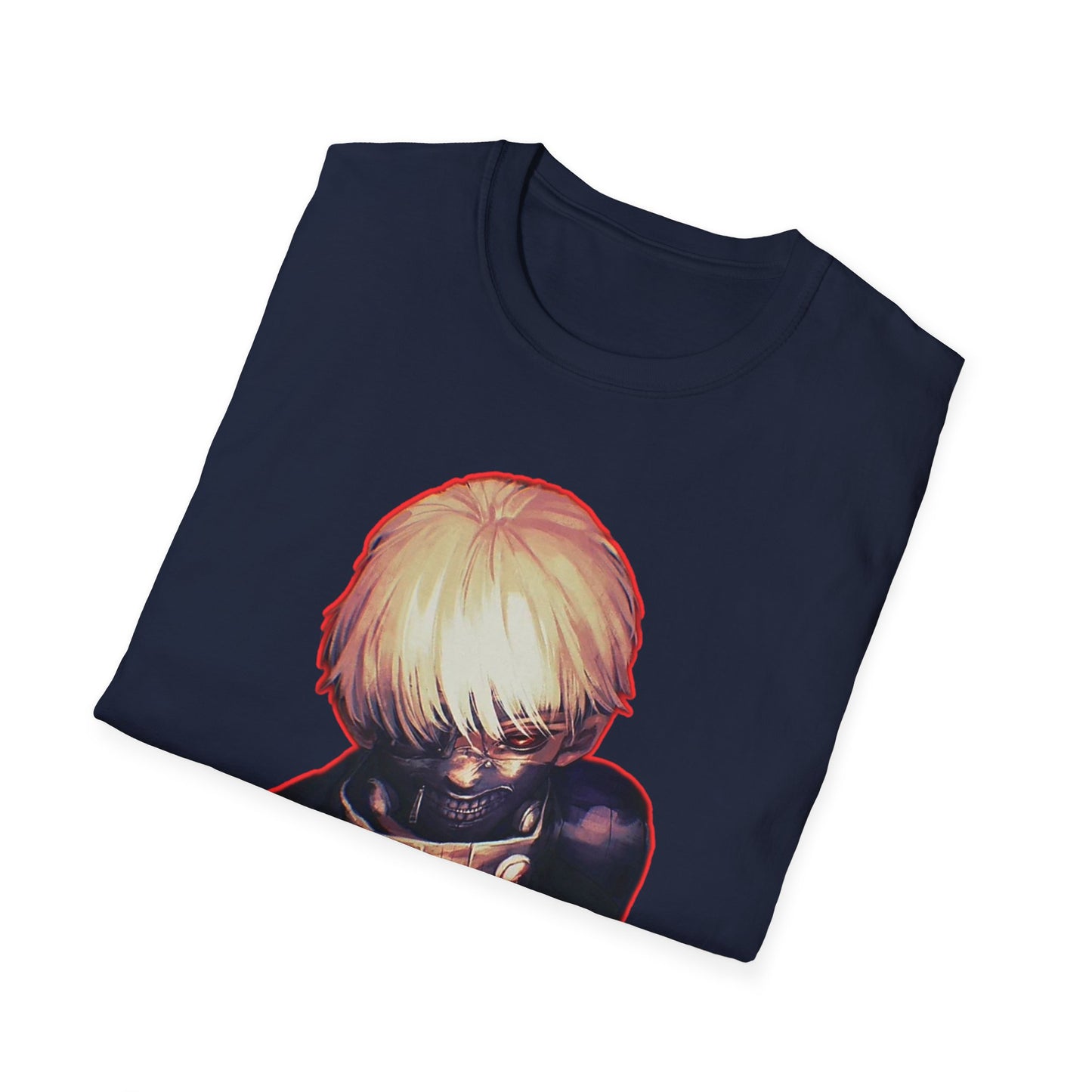 Stylish Unisex Graphic Tee tokyo ghoul style 5- Trendy Softstyle T-Shirt for Casual Wear, Gifts, Anime Fans, Everyday Comfort, Summer Outfits