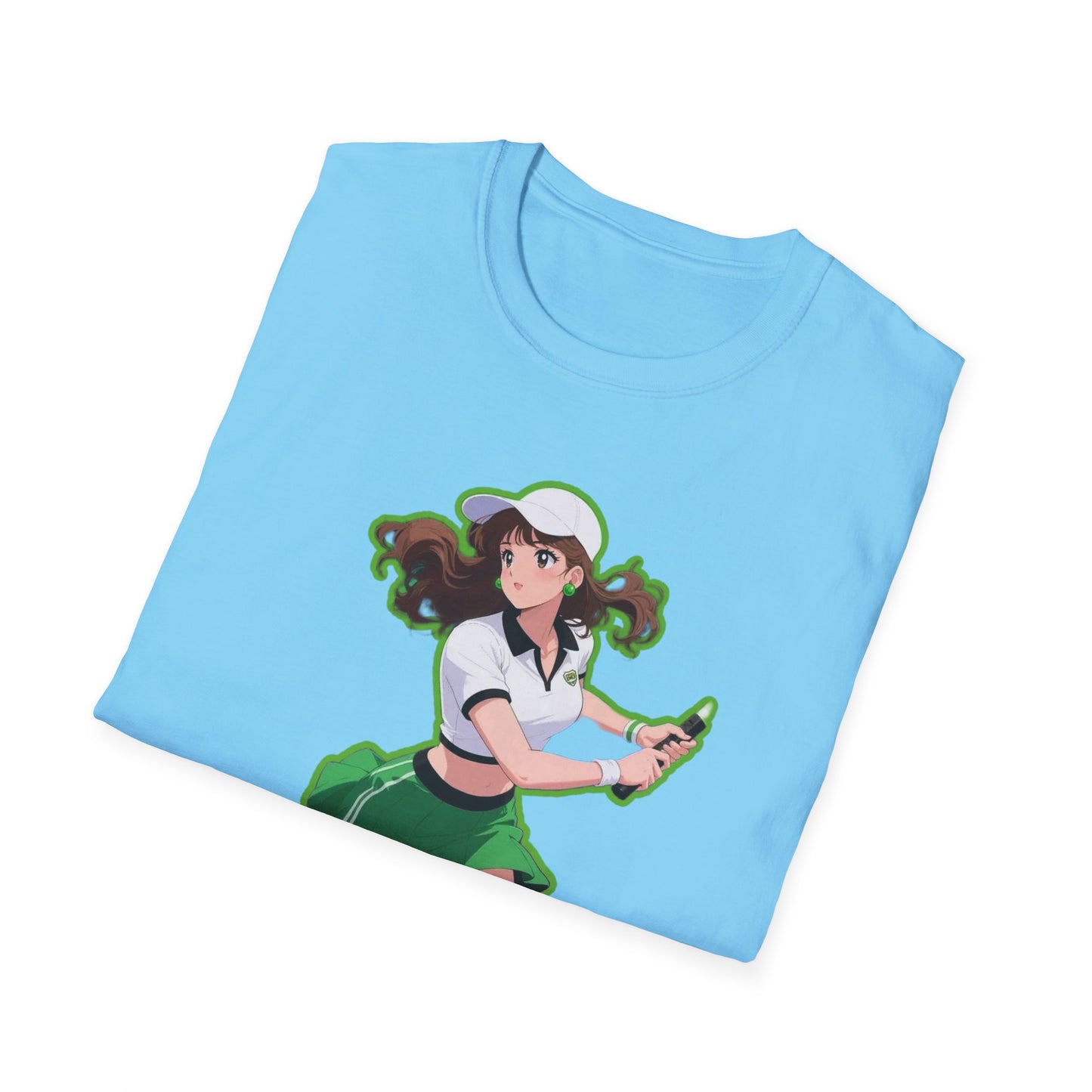 Playful Anime sailor moon 4 Character T-Shirt, Unisex Softstyle Tee, Casual Graphic Shirt, Gift for Anime Lovers, Fun Everyday Wear, Otaku Merchandise
