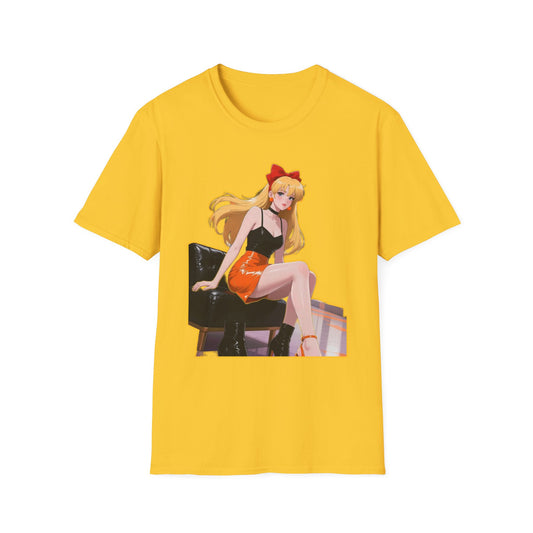 Anime-Inspired sailor moon 3 Unisex T-Shirt with Playful Chic Design, Casual Wear, Anime Fans, Gifts for Friends, Summer Fashion, Unique Graphic Tee