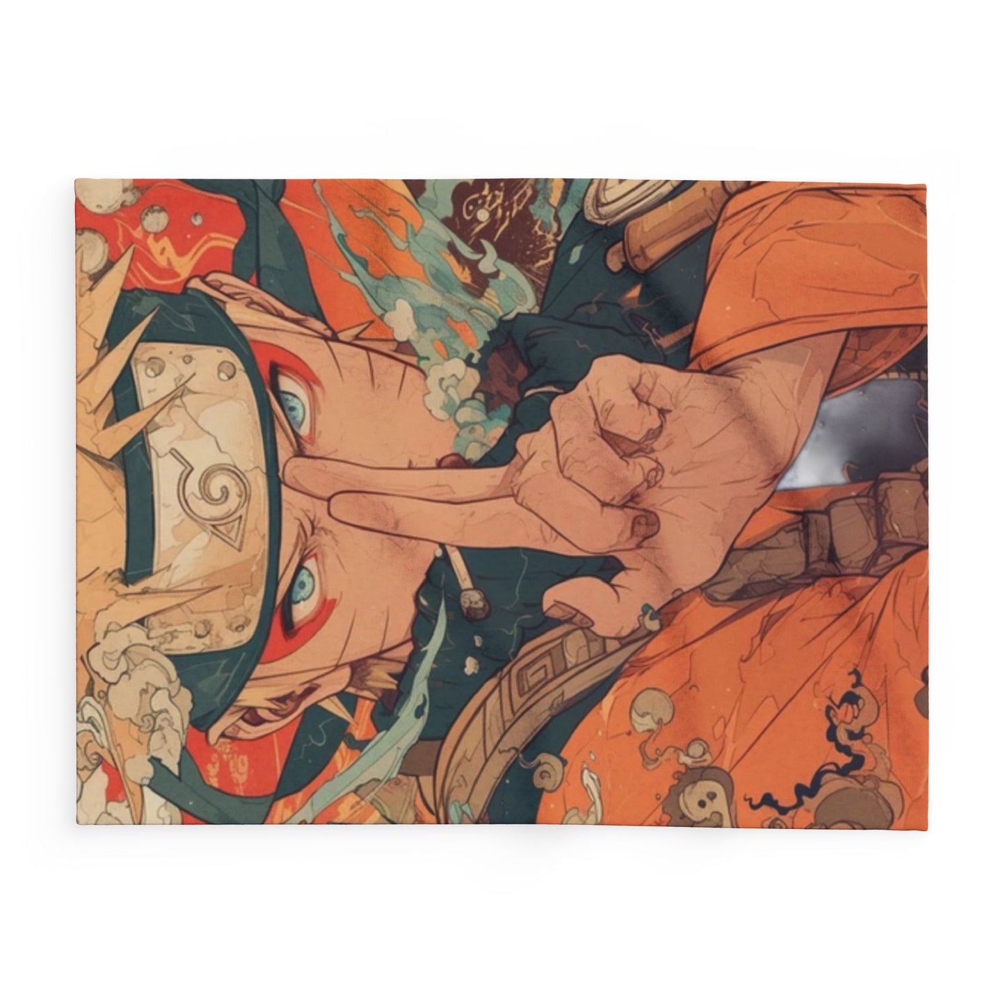 Naruto Arctic Fleece Blanket, Cozy Throw for Anime Fans, Warm Home Decor, Great for Gifts, Movie Nights, Bedtime, and Lounging