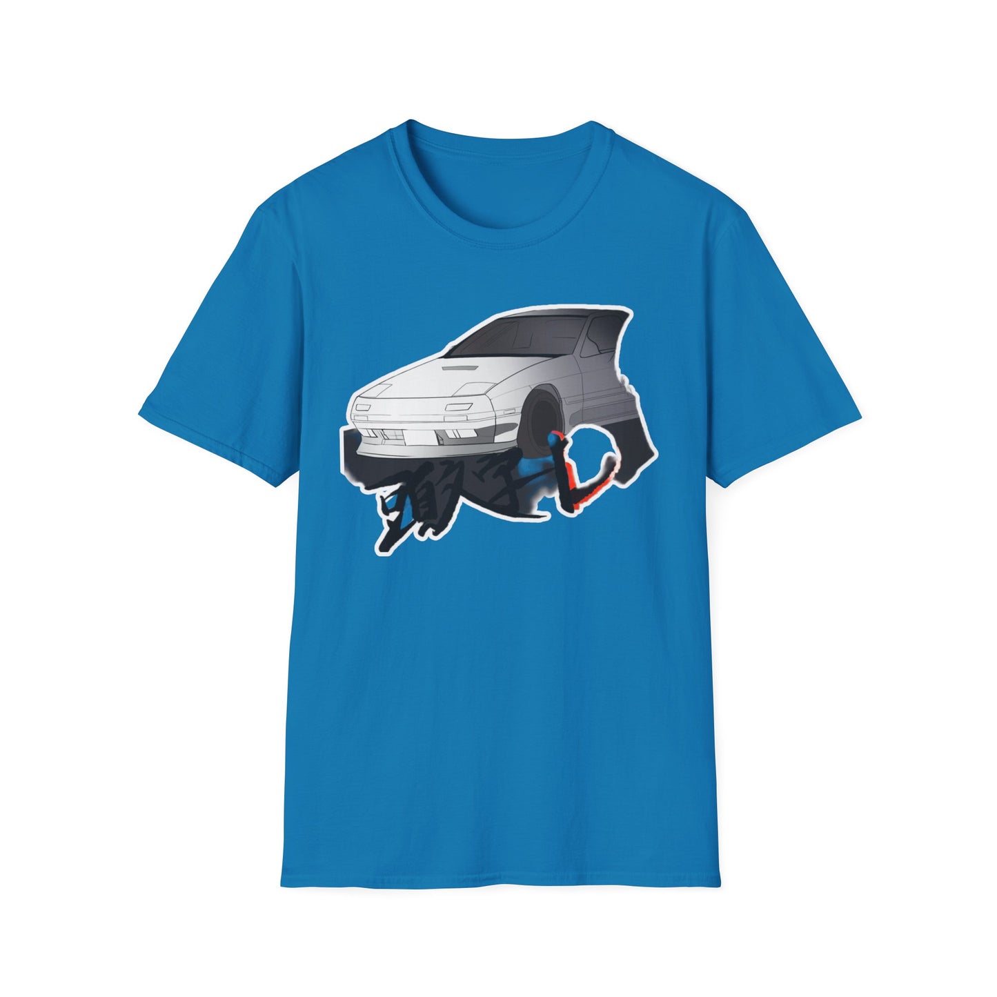 Cool Car Graphic initial D Unisex Tee, Softstyle T-Shirt for Auto Enthusiasts, Perfect Gift for Birthdays and Car Shows, Casual Everyday Wear