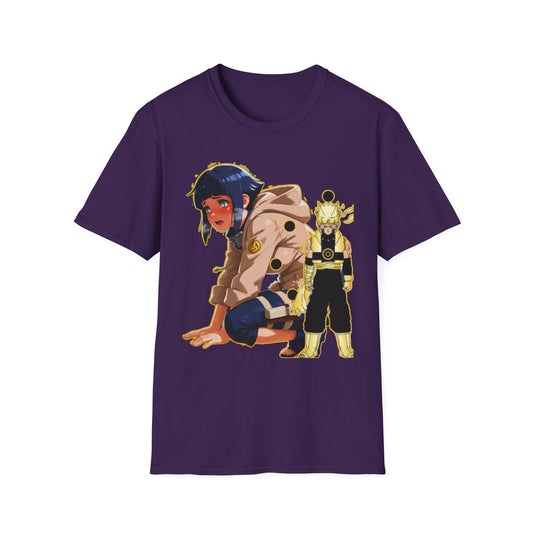 Anime-Inspired Naruto 2 Unisex Softstyle T-Shirt, Graphic Tee for Fans, Casual Wear, Gift for Birthdays, Cosplay Outfit, Summer Style
