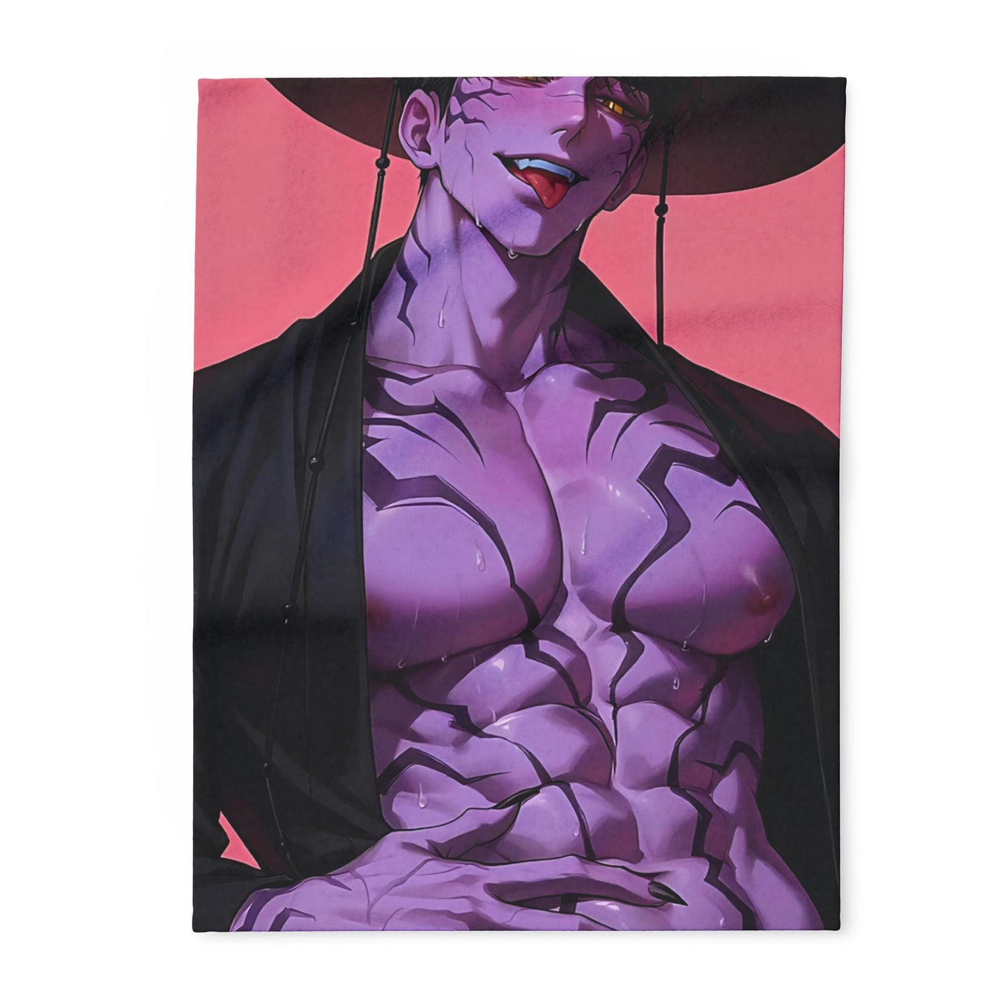 Stylish Arctic idol boy Fleece Blanket with Bold Graphic Design, Cozy Throw, Unique Gift for Fans, Perfect for Home Decor, Anime Style Blanket, [...]