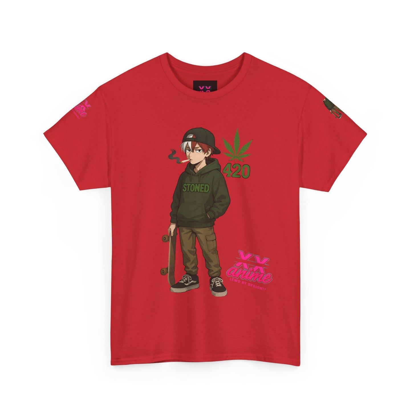 Anime-Inspired Unisex Heavy Cotton Tee, Streetwear, Gamer Style Shirt, Cool Graphic T-Shirt, Casual Anime Fashion, Perfect for 420 [...]