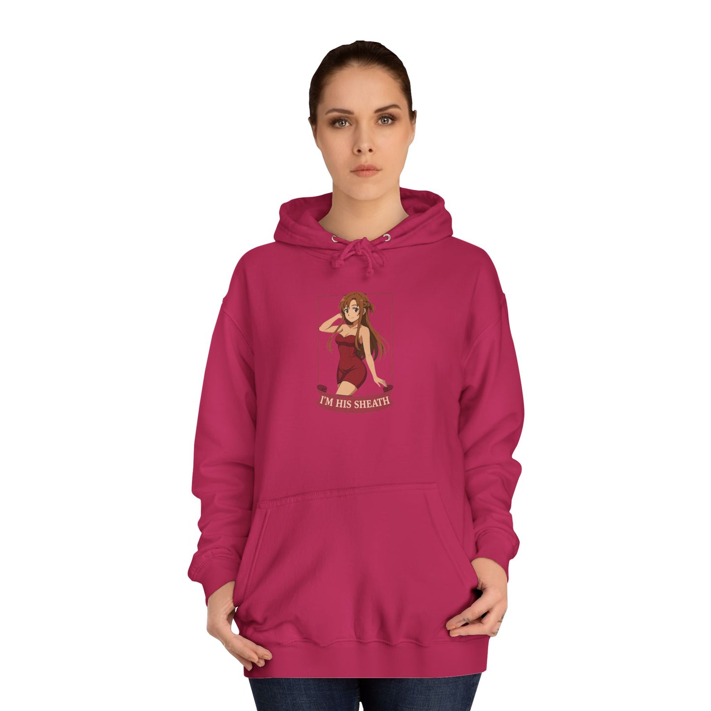 Anime-Inspired Unisex College Hoodie, Comfortable Casual Wear, Unique Graphic Sweatshirt, Trendy Gifts for Students, Streetwear Style