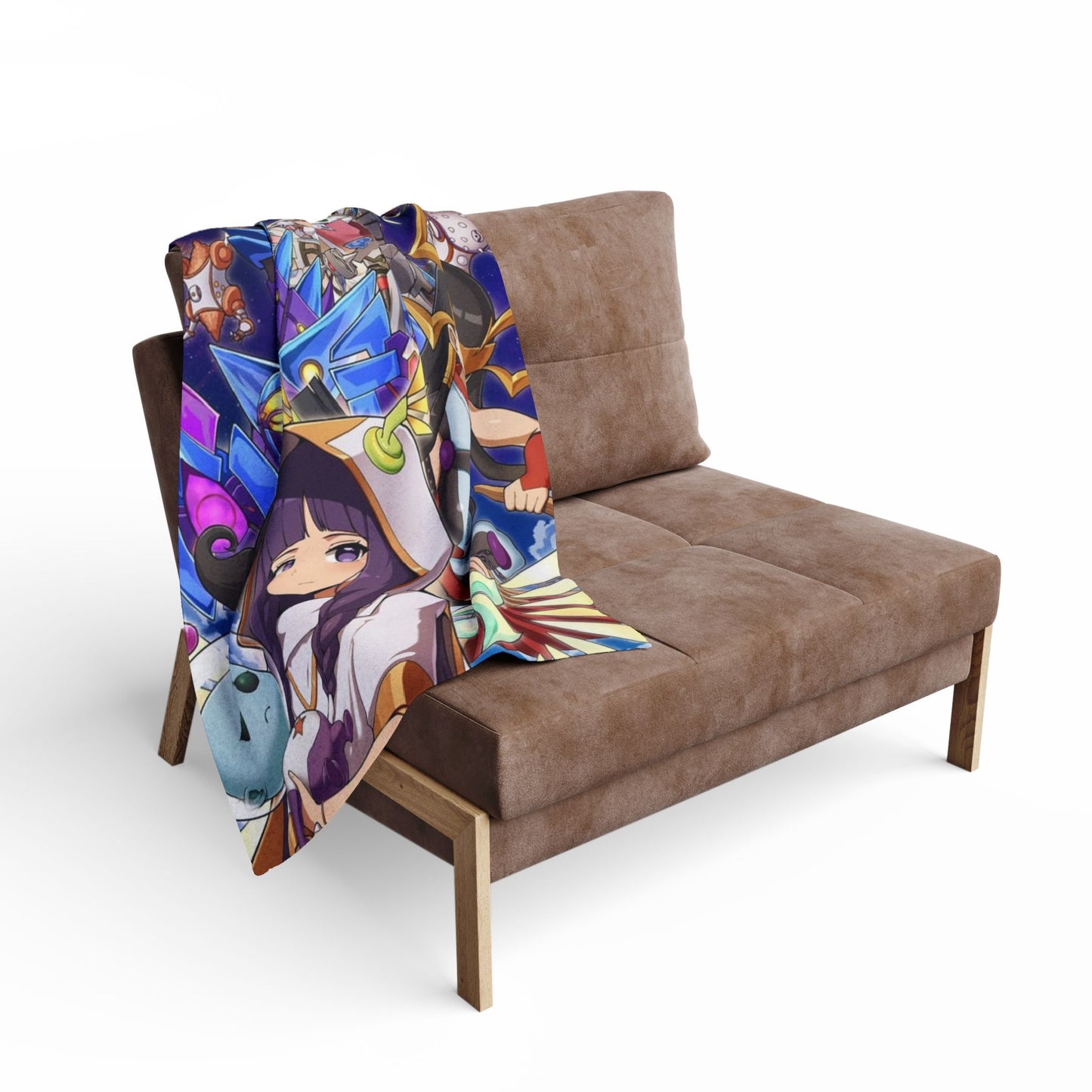 Drykage Anime-Inspired Arctic Fleece Blanket, Cozy Throw for Gamers, Soft Blanket for Home, Perfect Gift for Anime Lovers, Decorative Blanket