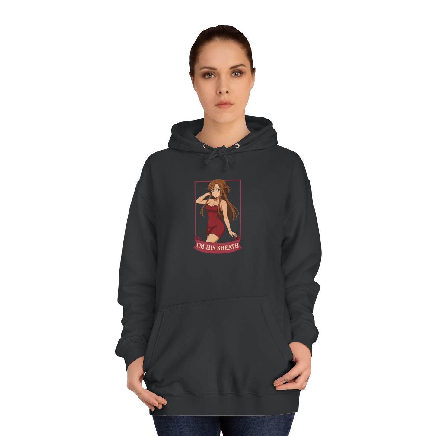 Anime-Inspired Unisex College Hoodie, Comfortable Casual Wear, Unique Graphic Sweatshirt, Trendy Gifts for Students, Streetwear Style