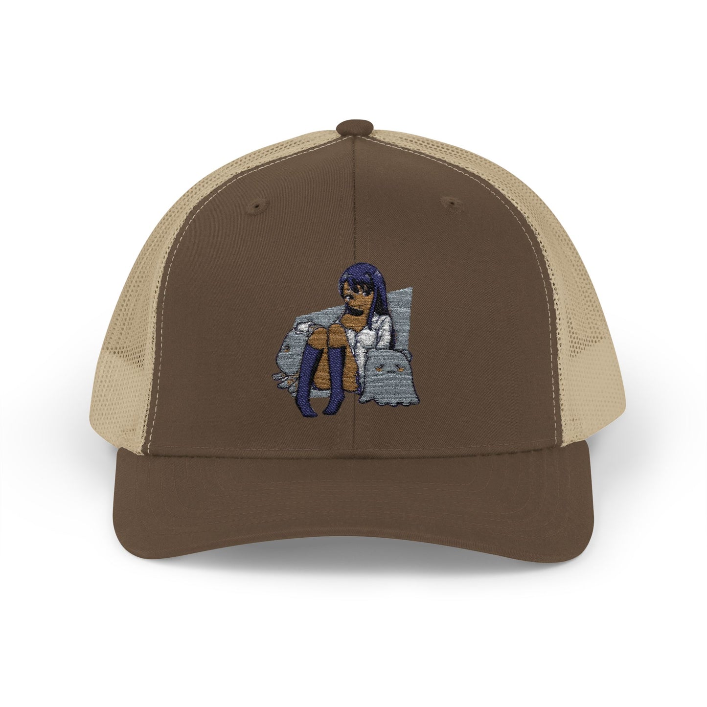 Chic Embroidered Snapback Trucker Cap, Stylish Hat for Women, Casual Fashion Accessory, Perfect Gift, Summer Vibes