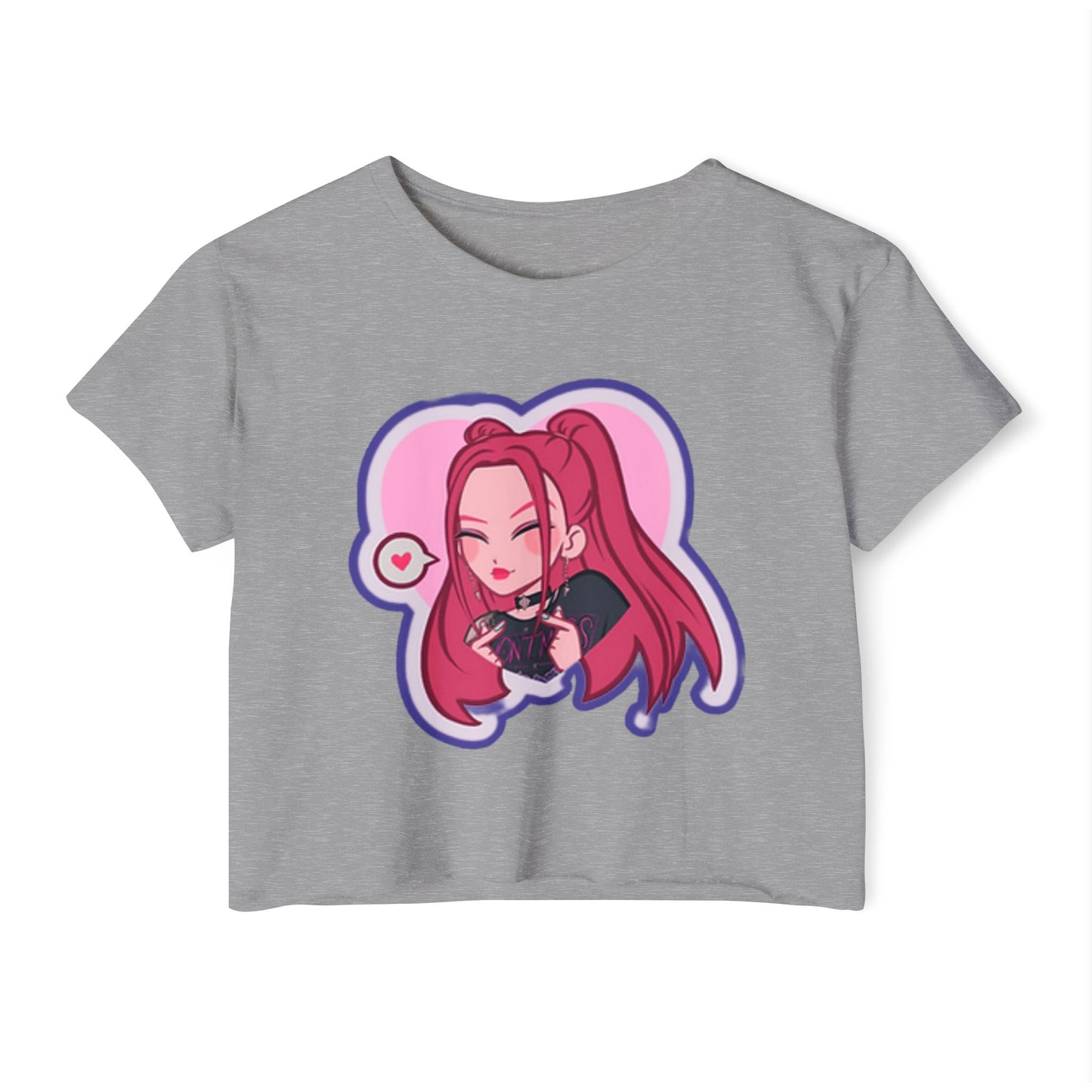 Idol style 3 Women's Festival Crop Top - Trendy, Summer Fashion, Festival Wear, Cute Outfit, Street Style