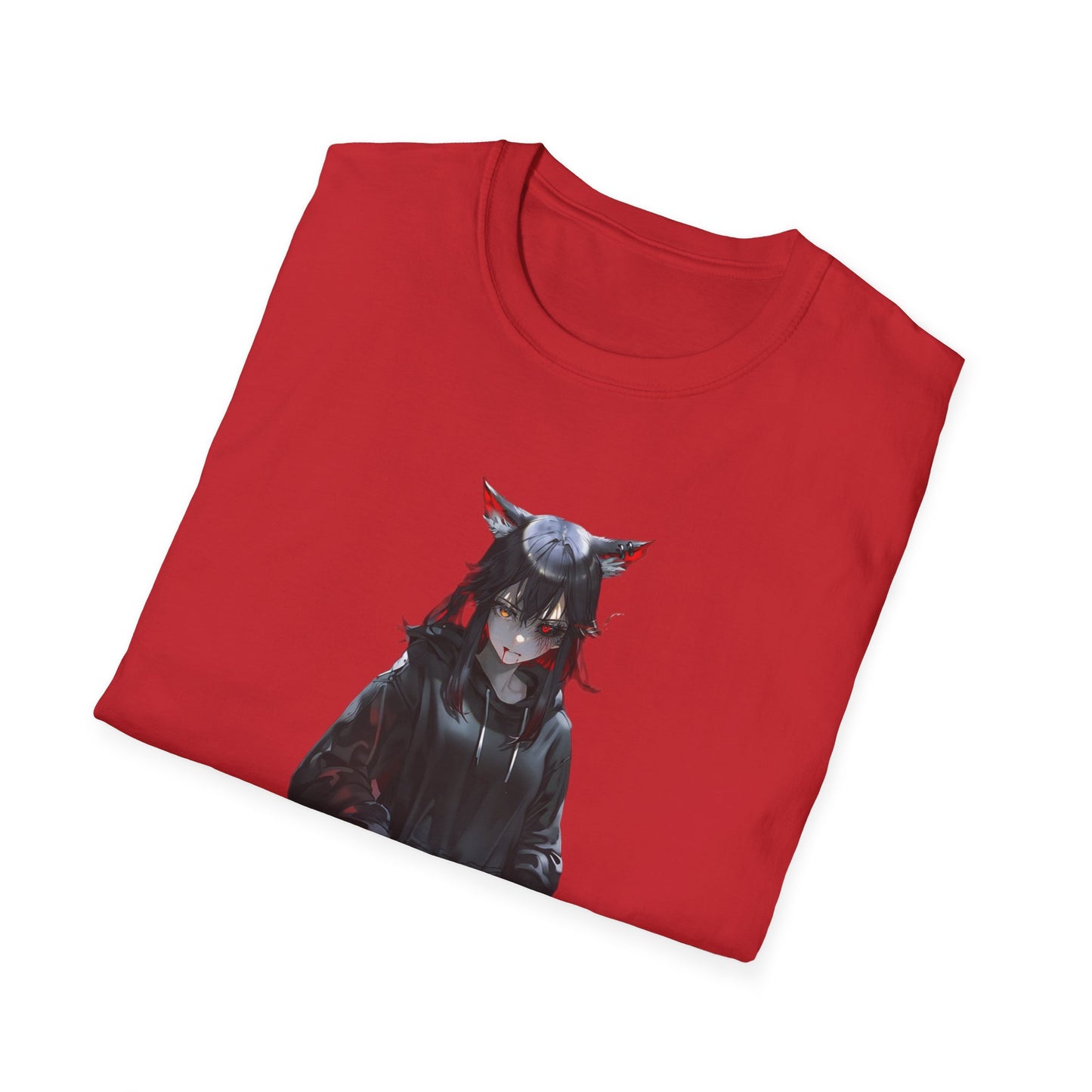 Anime-Inspired Graphic tokyo ghoul style 6T-Shirt, Unisex Softstyle Tee, Casual Wear, Gift for Otaku, Anime Expo, Trendy Streetwear, Unique Fashion