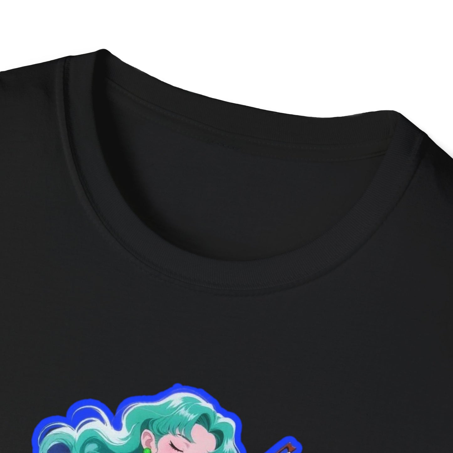 Enchanting Violinist sailor moon 7 Unisex Softstyle T-Shirt, Music Lover Gift, Casual Wear, Concert Tee, Artistic Apparel