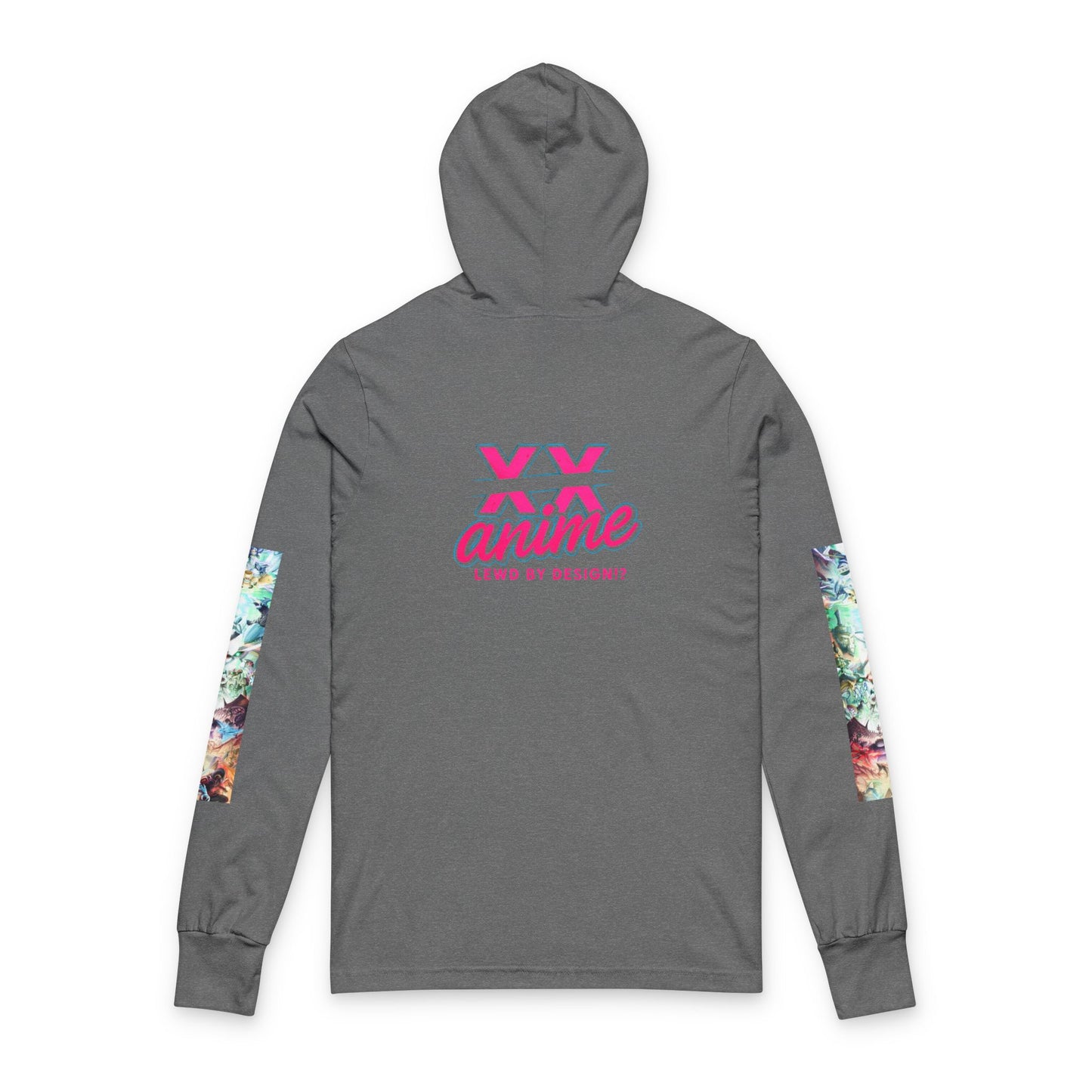 Anime-Inspired bleach Unisex Hooded Long Sleeve Tee, Trendy Streetwear, Cozy Layering Piece, Perfect for Anime Fans, Casual Wear, Gift for Holidays