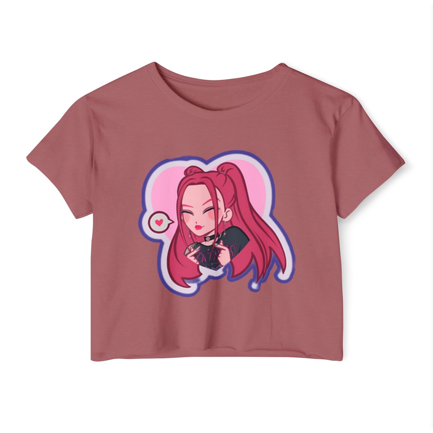 Idol style 3 Women's Festival Crop Top - Trendy, Summer Fashion, Festival Wear, Cute Outfit, Street Style