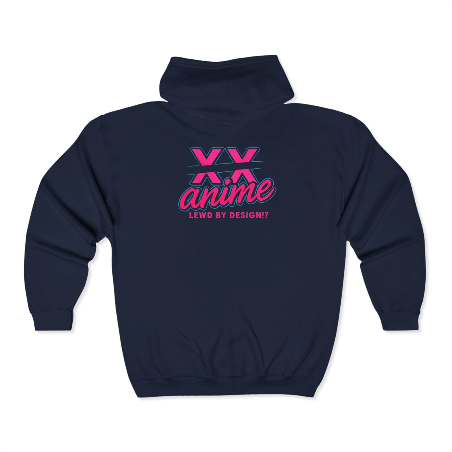 Anime-Inspired lewd Unisex Zip Hoodie, Graphic Hoodie, Casual Streetwear, Gift for Anime Fans, Trendy Apparel, Unique Anime Style