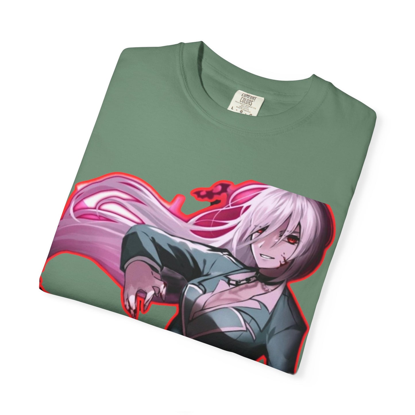 Anime-Themed T-Shirt Featuring Bold Artwork