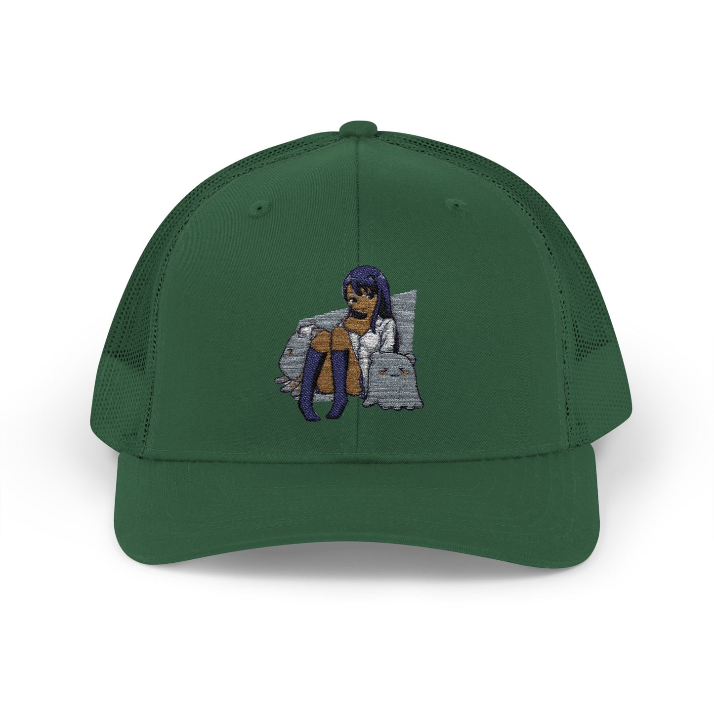 Chic Embroidered Snapback Trucker Cap, Stylish Hat for Women, Casual Fashion Accessory, Perfect Gift, Summer Vibes