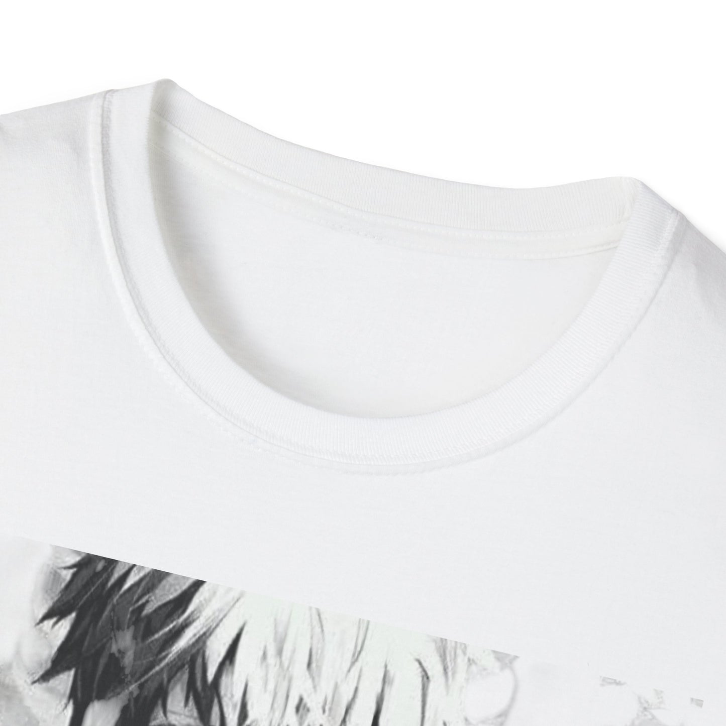 Anime Art Unisex tokyo ghoul style 2Softstyle T-Shirt | Perfect Gift for Fans, Graphic Tee, Casual Wear, Cosplay, Every Day Comfort