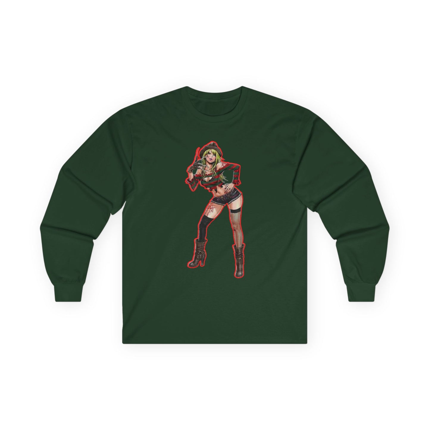 Trendy spooky season masters of horror 2Graphic Tee, Stylish Long Sleeve Shirt, Perfect Gift for Comic Fans, Everyday Casual Wear, Unique Costume Apparel