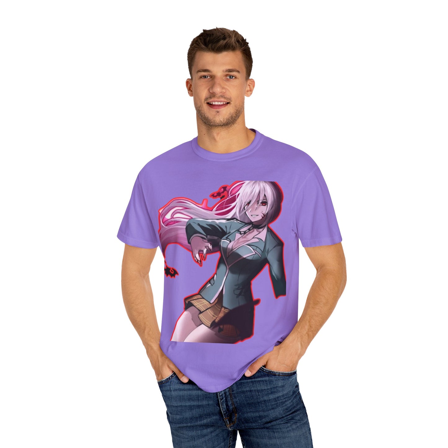 Anime-Themed T-Shirt Featuring Bold Artwork