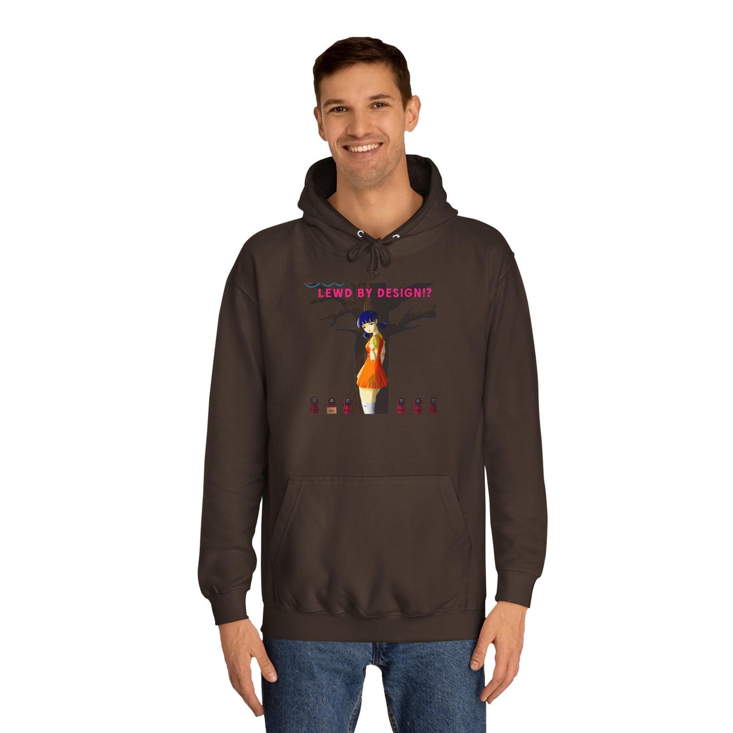 Trendy Anime College Hoodie, Cozy Unisex Sweatshirt, Perfect Gift for Students, Casual Streetwear, Unique Graphic Pullover