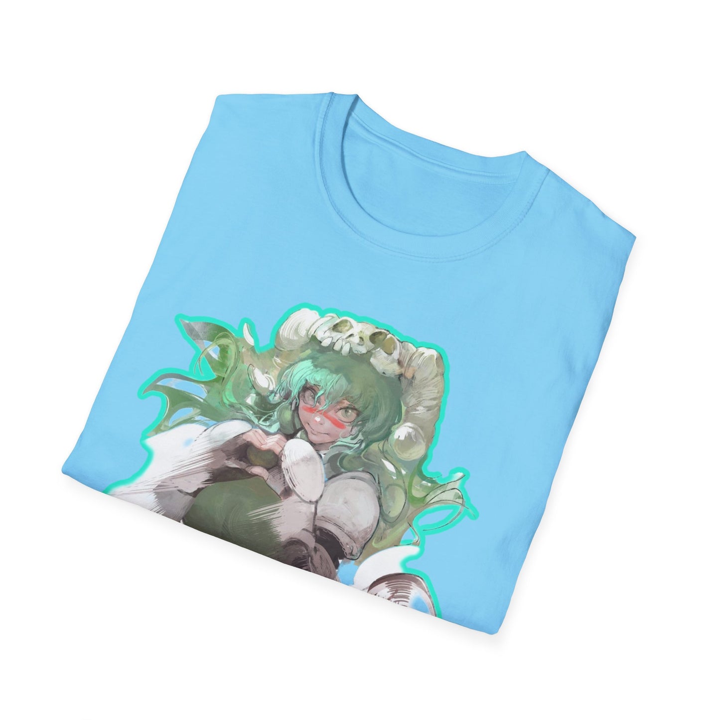 Whimsical Character bleach style 1 Graphic Tee, Cute Anime Shirt, Fantasy Apparel, Perfect Gift for Anime Lovers, Unisex Softstyle T-Shirt