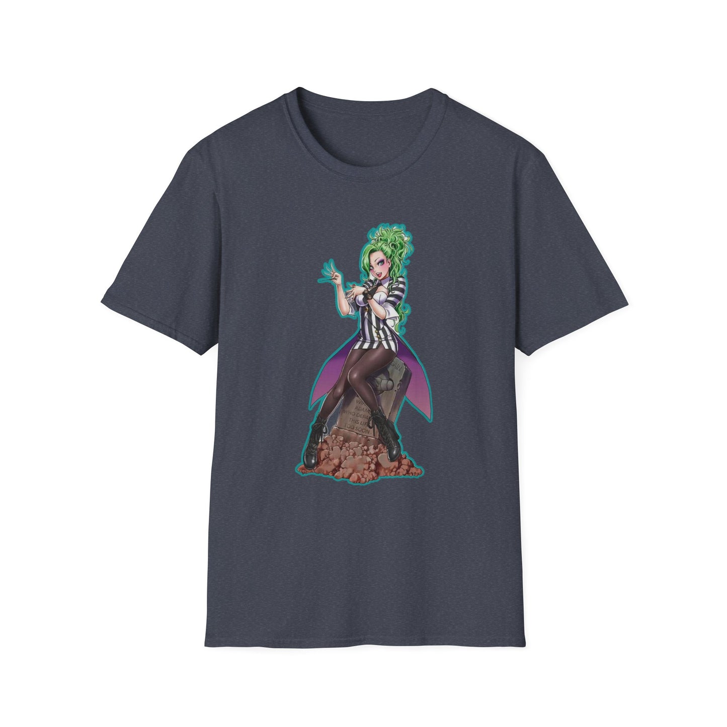 Anime-Inspired  spooky season masters of horror 4Unisex Softstyle T-Shirt, Unique Graphic Tee, Casual Wear, Gift for Anime Lovers, Trendy Fashion