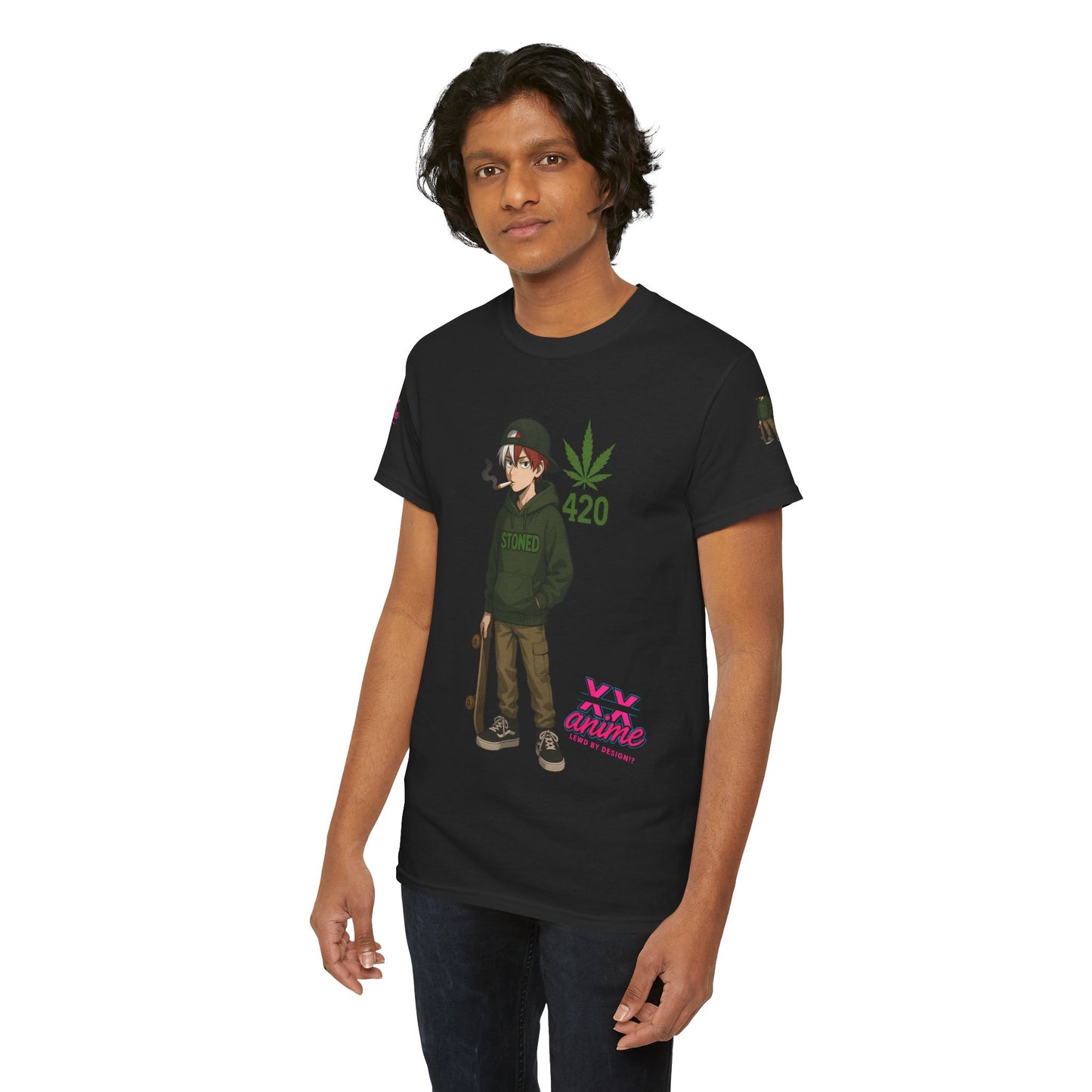 Anime-Inspired Unisex Heavy Cotton Tee, Streetwear, Gamer Style Shirt, Cool Graphic T-Shirt, Casual Anime Fashion, Perfect for 420 [...]