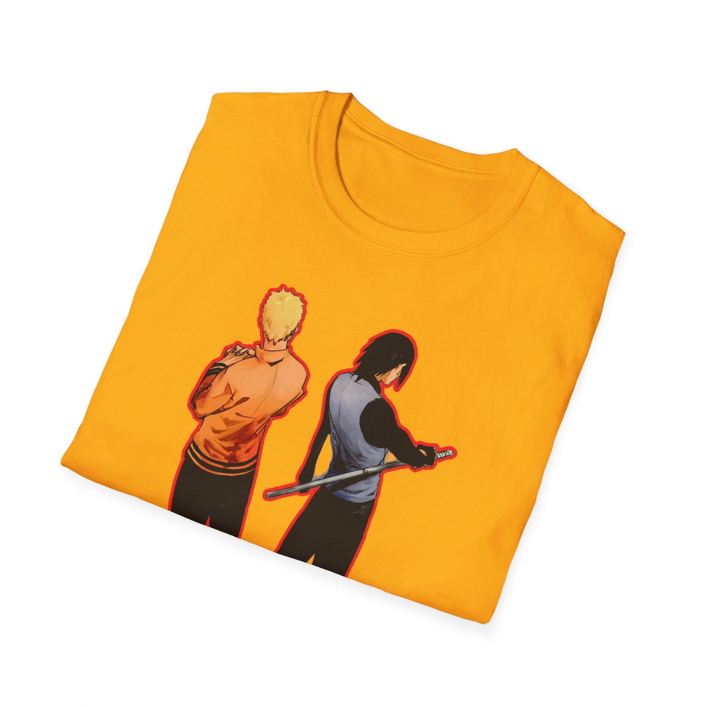 Dynamic Duo Naruto Unisex T-Shirt, Casual Graphic Tee, Perfect Gift for Friends, Birthday Apparel, Fan Merchandise