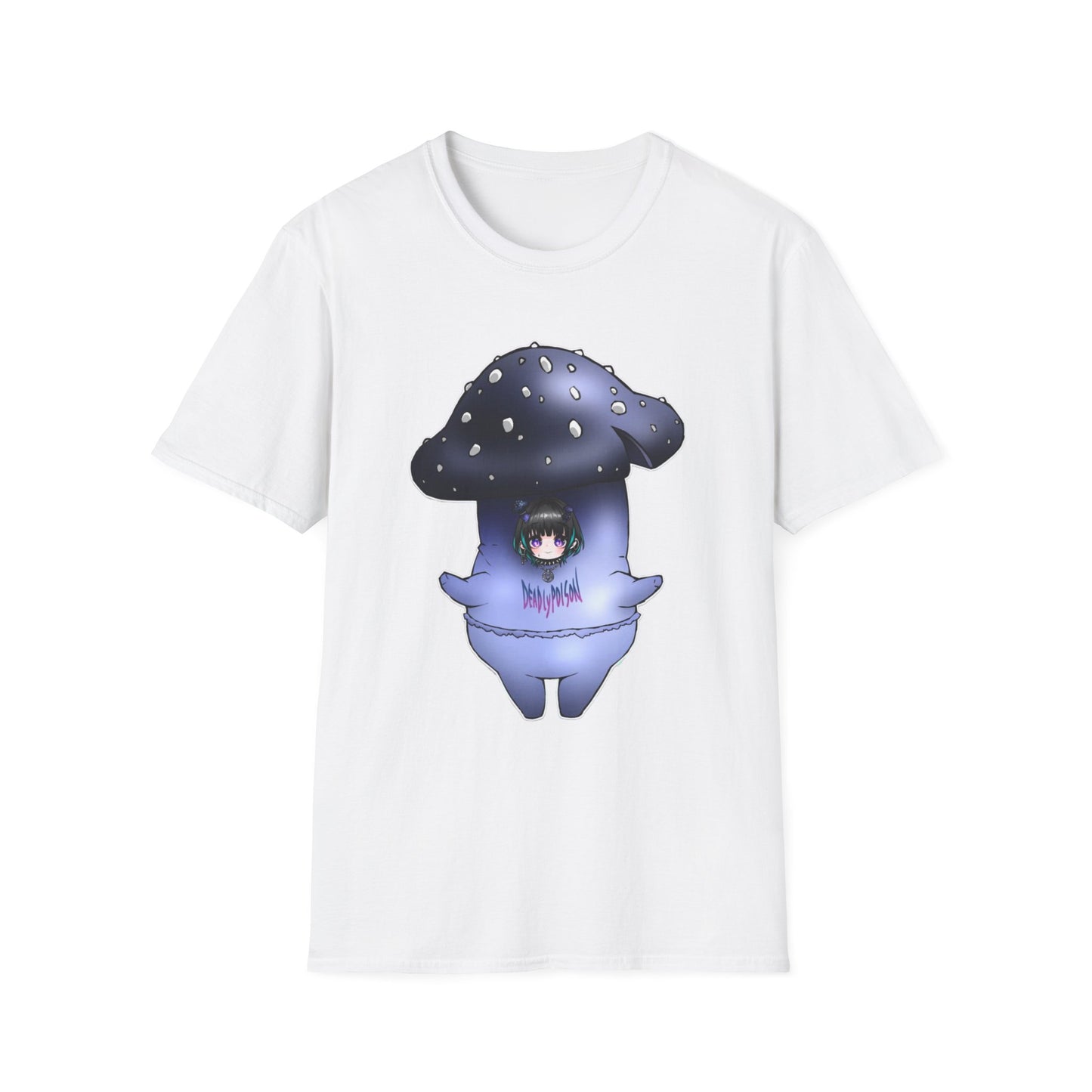 Whimsical Mushroom T-Shirt | Cute Graphic Tee, Softstyle Tee for Festivals, Gifts, Casual Wear, Unisex Apparel