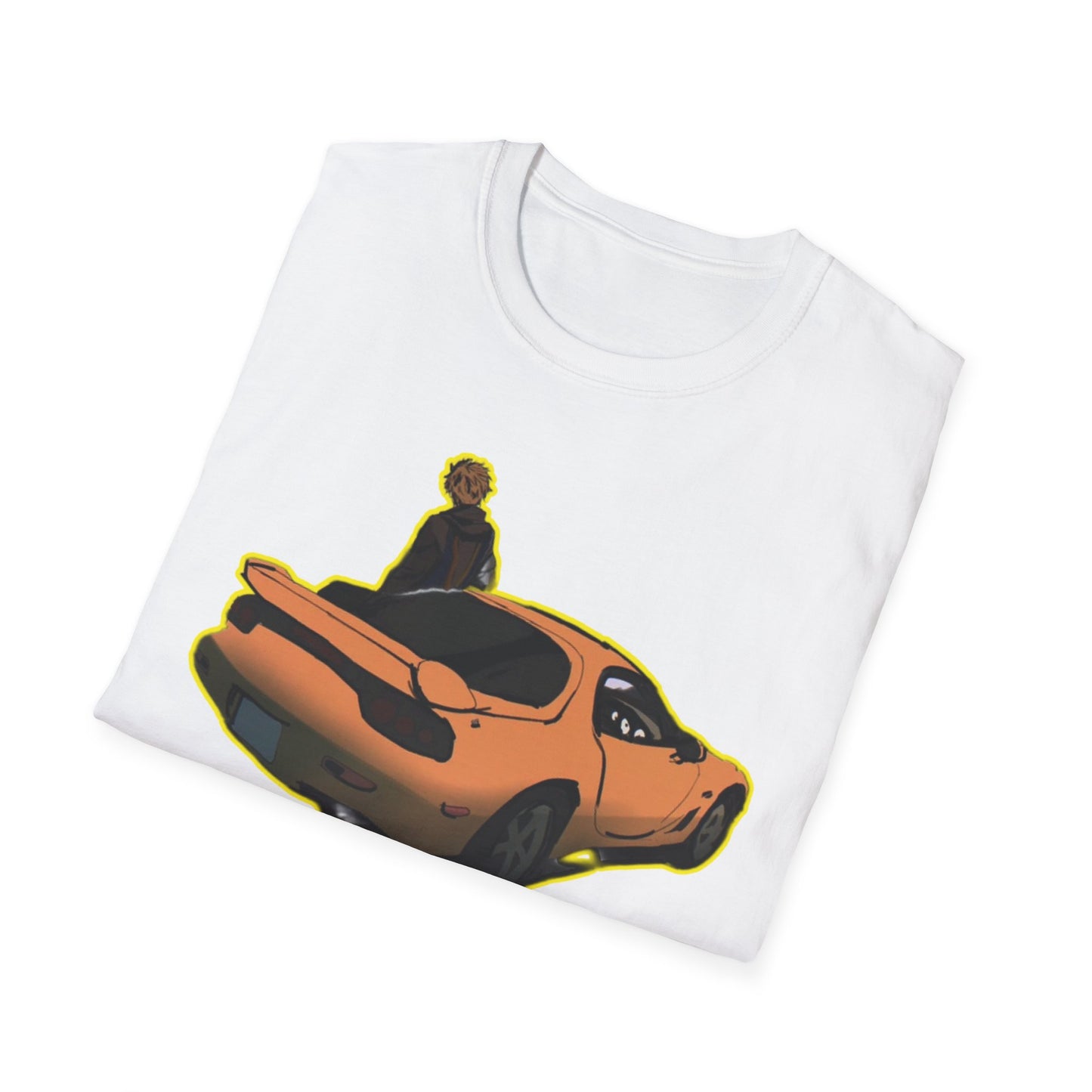Vibrant Car Art initial D 8 Unisex Softstyle T-Shirt, Casual Graphic Tee, Gift for Car Enthusiasts, Unique Apparel for Everyday Wear, Retro [...]