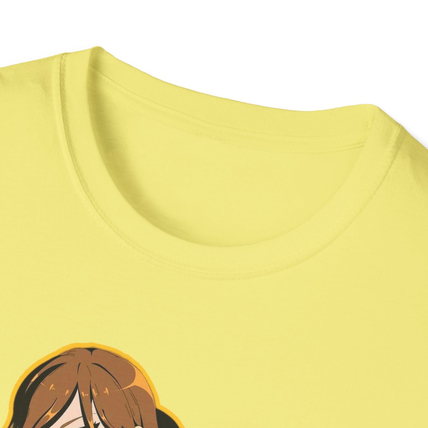 Chic Graphic one piece T-Shirt for Trendy Fashionistas, Unisex Softstyle Tee, Anime Art Apparel, Perfect Gift for Birthdays and Casual Outings