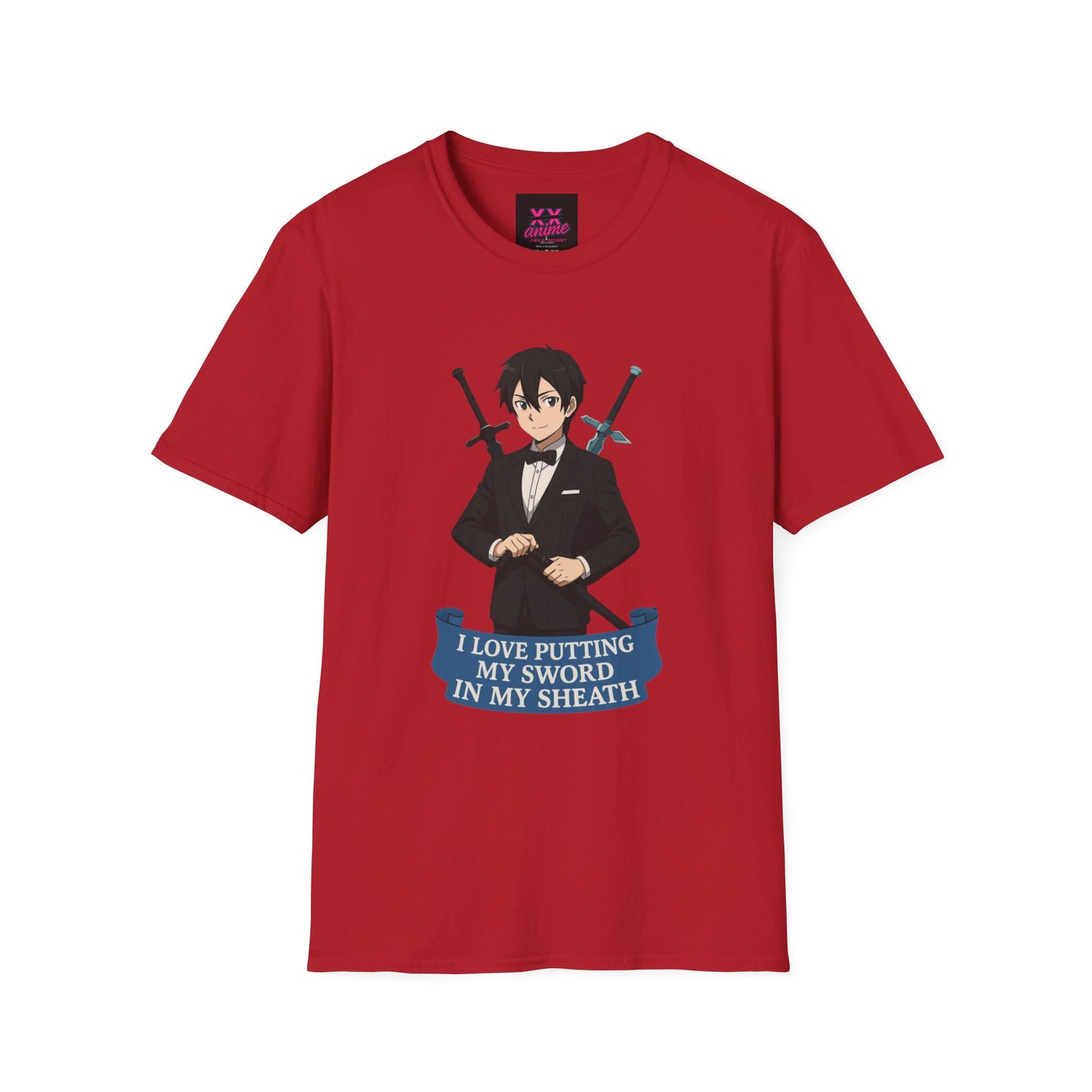 Anime-Inspired Unisex T-Shirt, Fun Graphic Tee, Geek Culture Apparel, Casual Wear, Gift for Anime Lovers, Trendy Fashion Statement