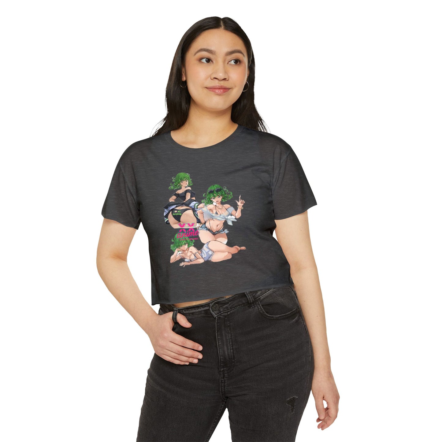 Anime-Inspired Women's Festival Crop Top, Cute Summer Top, Party Wear, Trendy Apparel, Anime Lover Gift, Festival Fashion