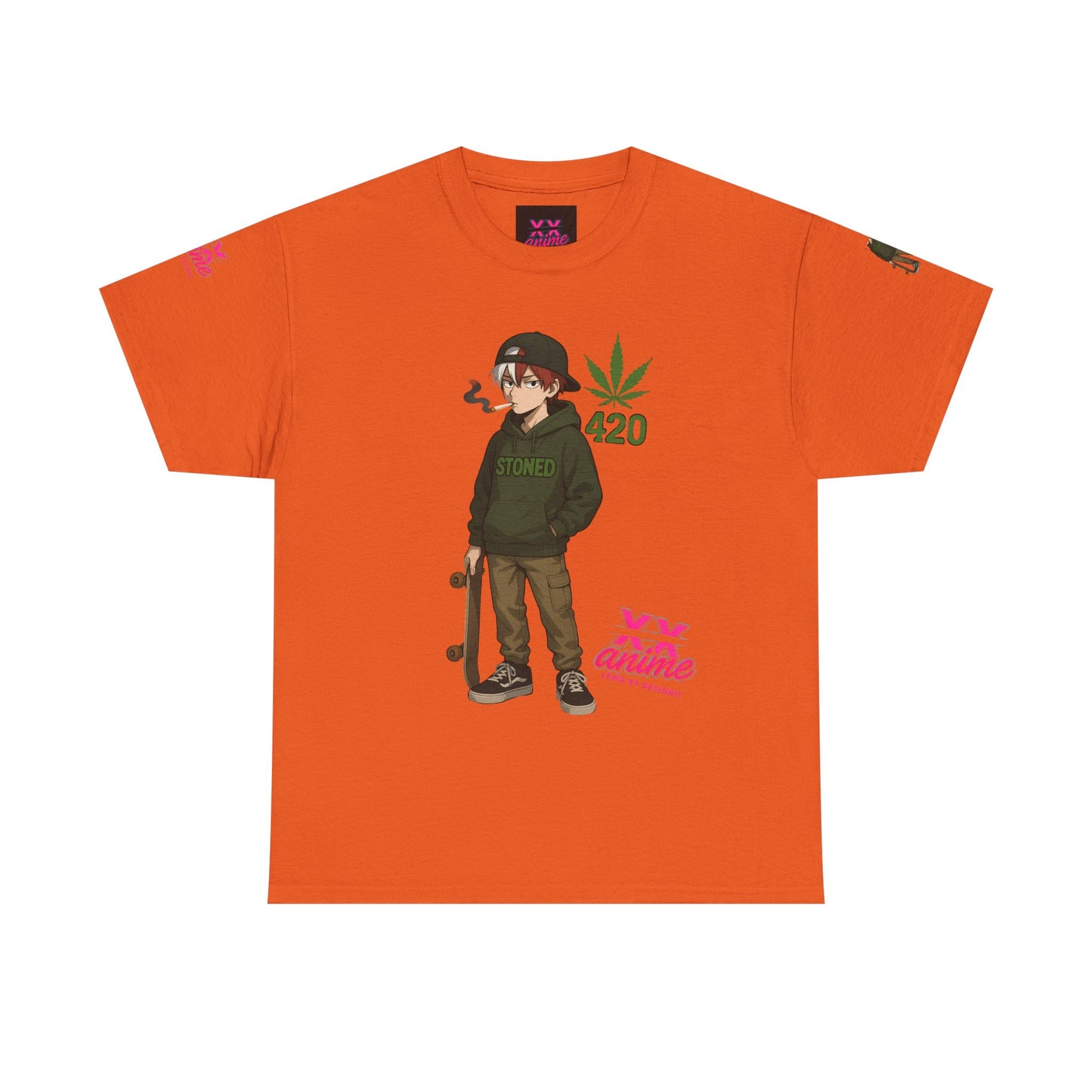 Anime-Inspired Unisex Heavy Cotton Tee, Streetwear, Gamer Style Shirt, Cool Graphic T-Shirt, Casual Anime Fashion, Perfect for 420 [...]