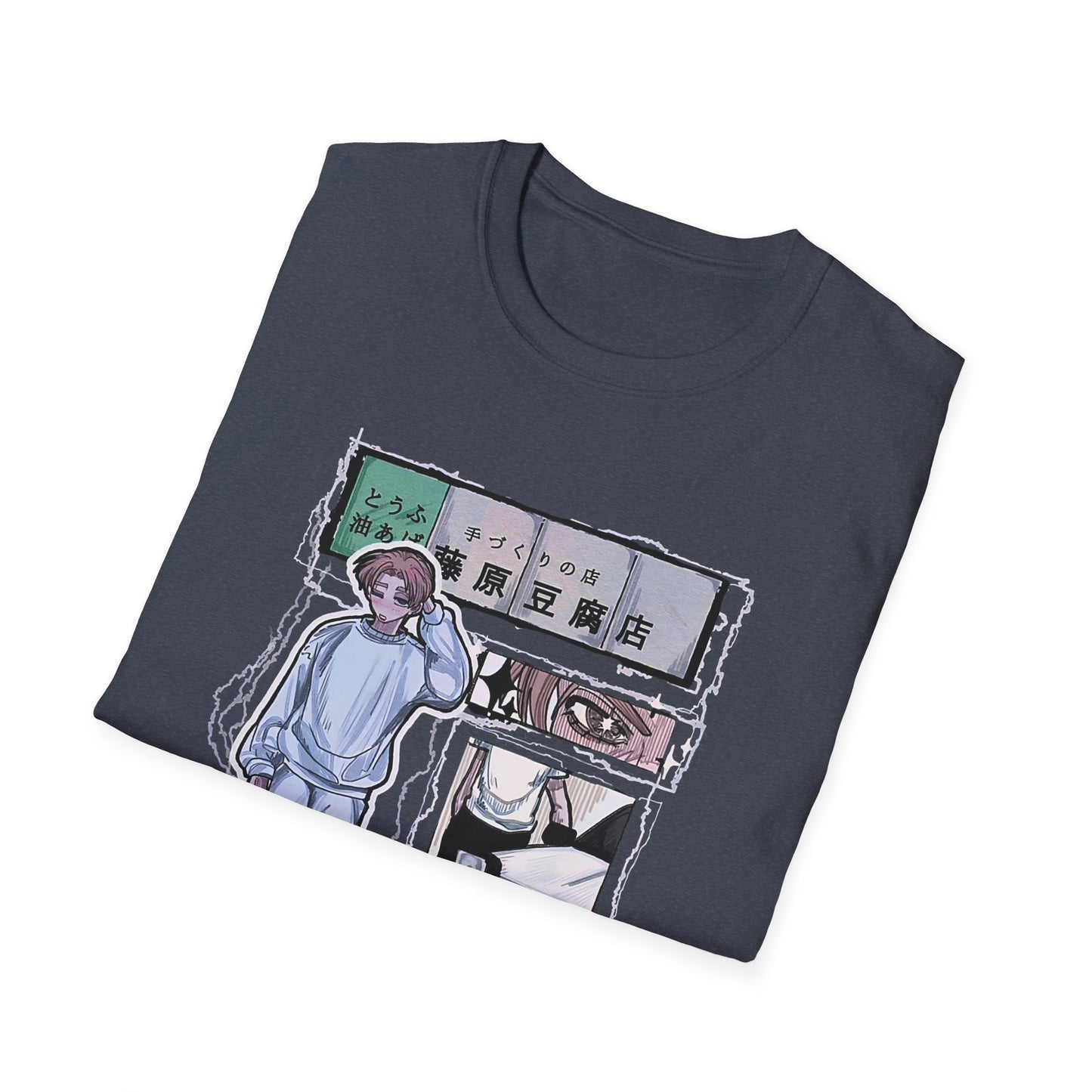 Whimsical Artistic initial D 10 Unisex Softstyle T-Shirt, Casual Wear, Graphic Tee, Creative Gift, Everyday Fashion, Unique Art Top