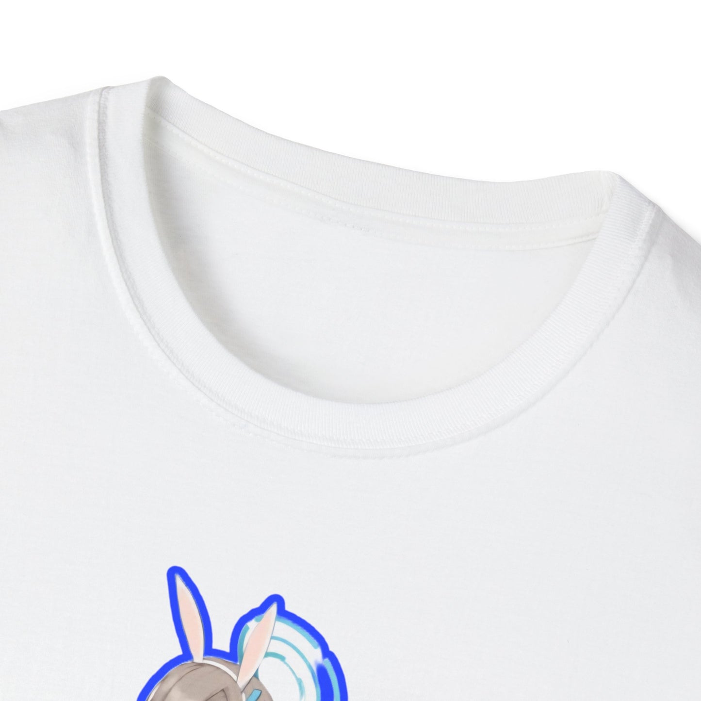 Cute Anime lewd style bunny 3-inspired Unisex T-Shirt with Playful Designs, Perfect for Niche Enthusiasts, Gift for Cosplay Events, Trendy Streetwear