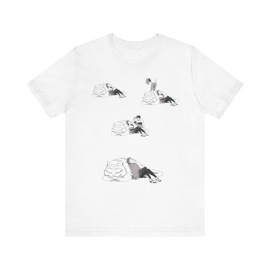 Unisex Relaxed Graphic Tee - Vintage Art, Casual Wear, Gift for Animal Lovers, Fun Everyday T-Shirt, Unique Art Shirt