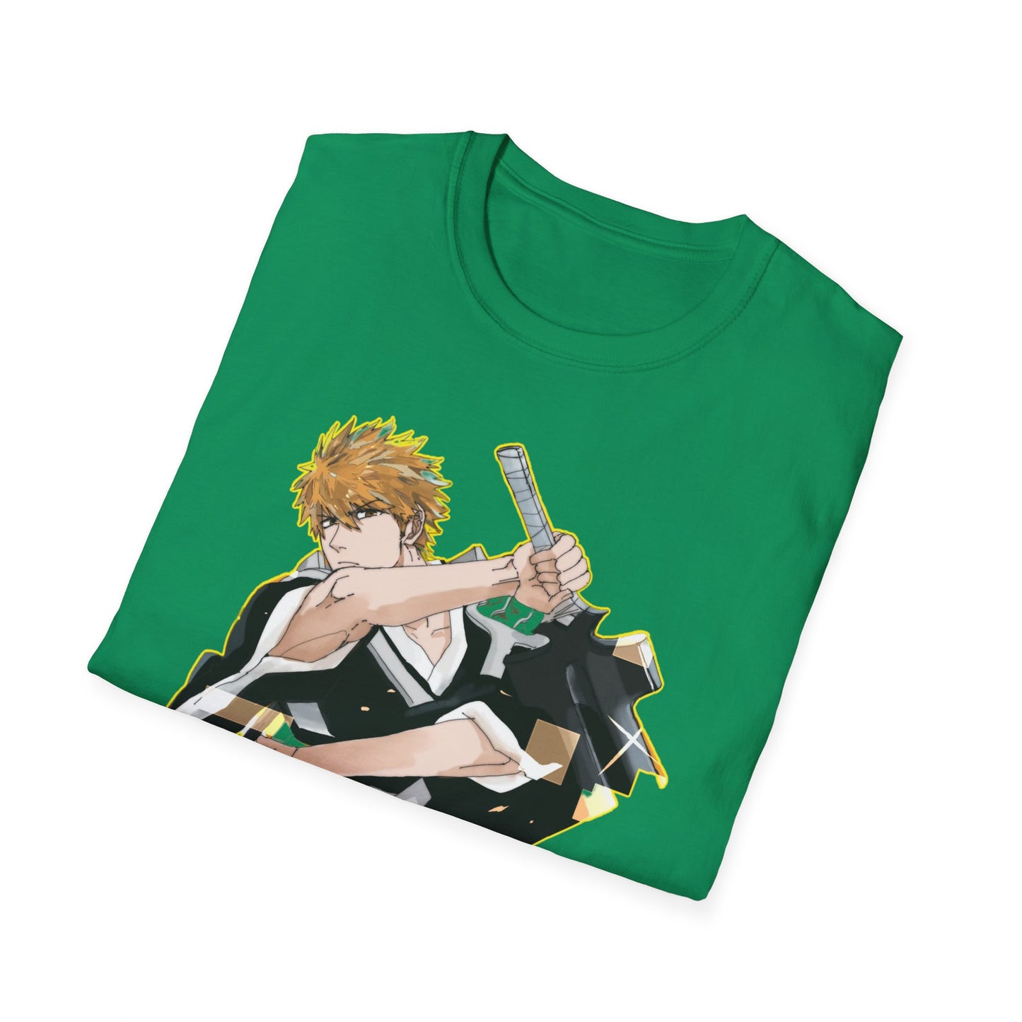 Bleach 12 Anime Unisex T-Shirt, Ichigo Graphic Tee, Softstyle Shirt, Gift for Fans, Casual Wear, Anime Merchandise