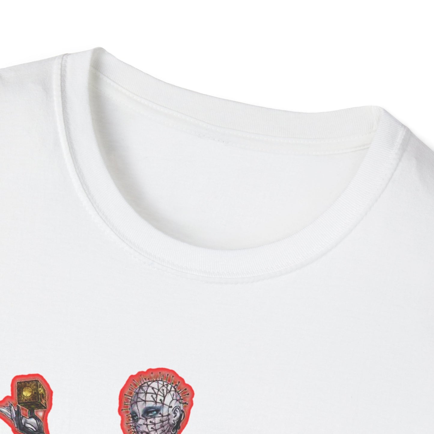 Stylish Graphic spooky season masters of horror 4Tee - Unisex Softstyle T-Shirt with Artistic Design, Casual Wear, Gift for Art Lovers, Unique Fashion Top, Everyday Comfort