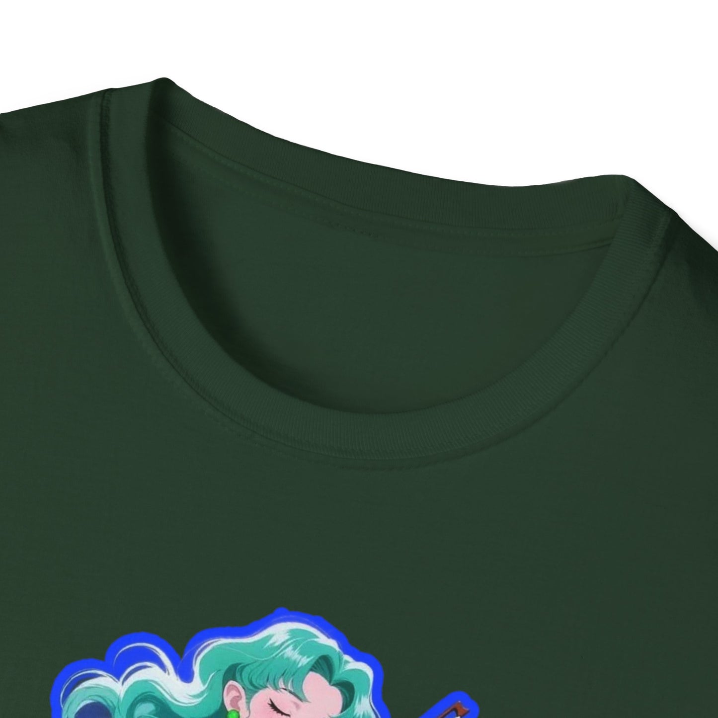 Enchanting Violinist sailor moon 7 Unisex Softstyle T-Shirt, Music Lover Gift, Casual Wear, Concert Tee, Artistic Apparel