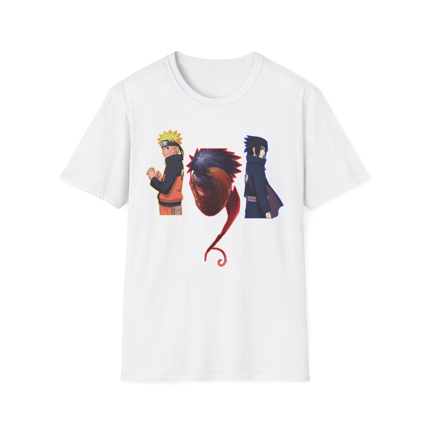 Anime-Inspired Naruto 5 Unisex Softstyle T-Shirt, Graphic Tee for Fans, Casual Wear, Gift for Birthdays, Cosplay, and Conventions