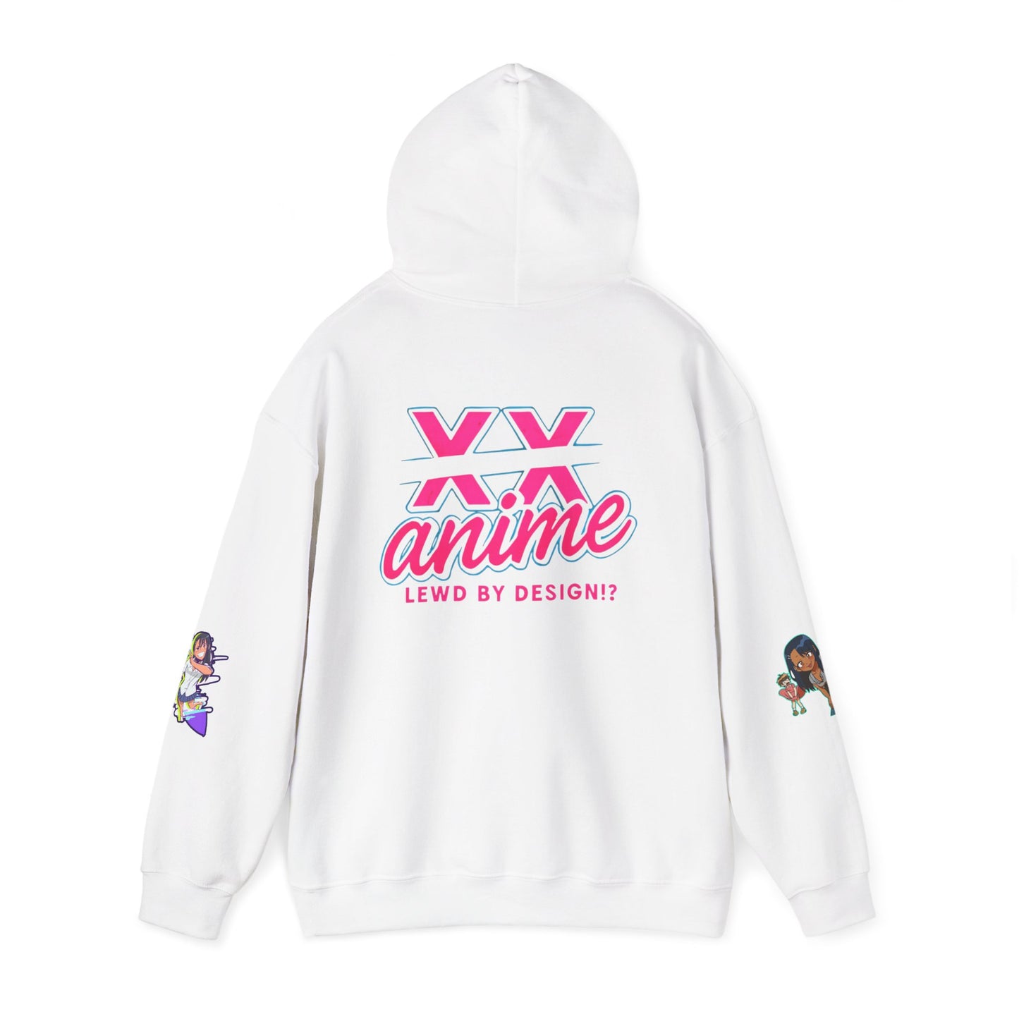 Anime-Themed Hoodie with Playful Graphics, Gift for Anime Fans, Cozy Lounge Wear, Casual Streetwear, Unique Gift Idea